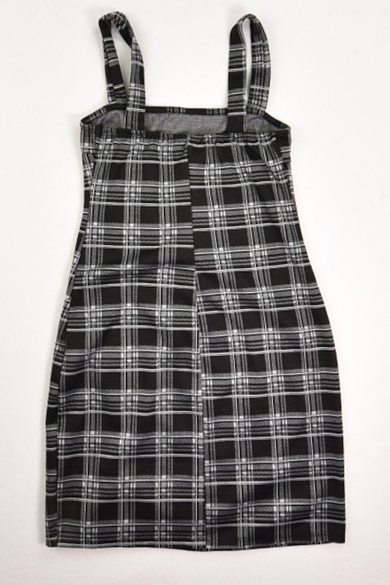 Women's Black and White Short Dress, Size XS