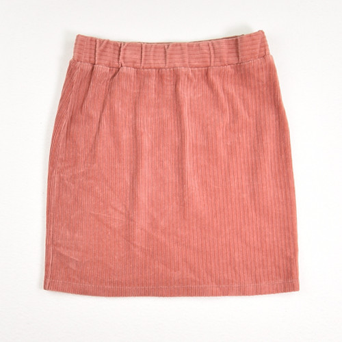 This Women's Double Zero Salmon Rib Knit Short Skirt is a Size M.