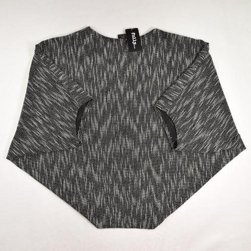 Women's Black and White Shrug
