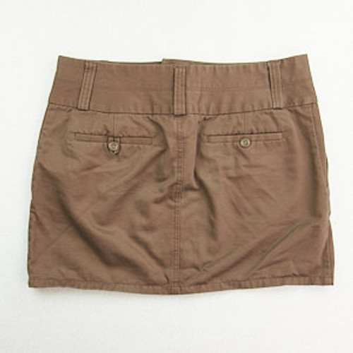 Women's Short Brown Skirt, Size 6