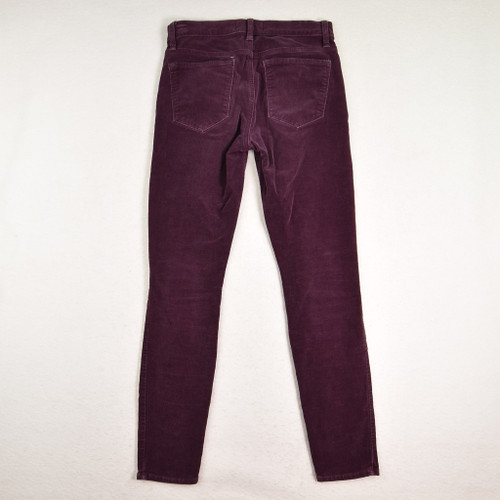 Women's Purple True Skinny Corduroy Jeans, Size 26R