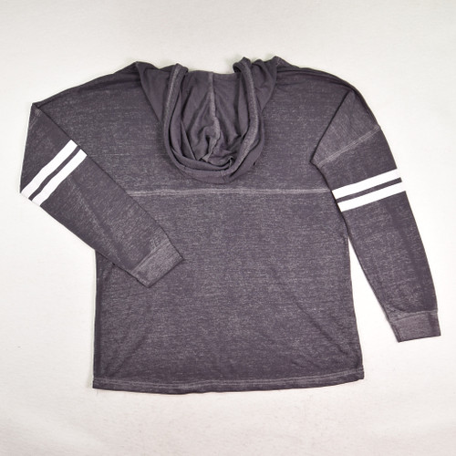 Women's Charcoal Soft Knit Hoodie, Size M