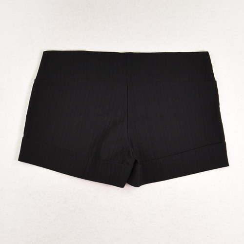 Women's Black Knit Shorts, Size 13