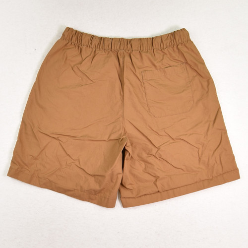 Women's Brown Cotton Drawstring Shorts, Size S