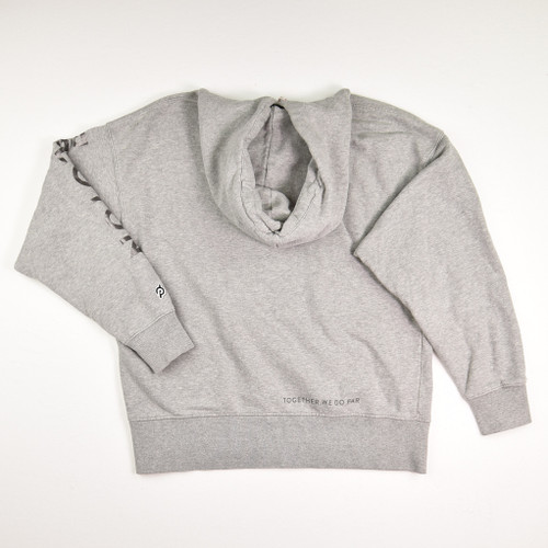 Women's Grey Peloton Pullover Hoodie, Size XS