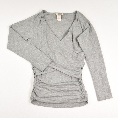 This grey knit shirt by Sundance is a size S.