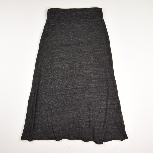 Women's Grey Knit Long Skirt, Size S