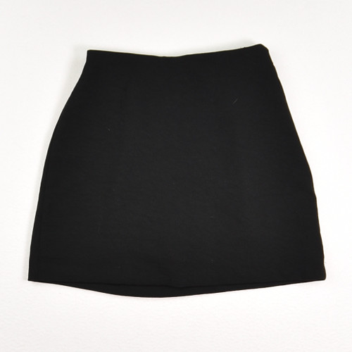 This short black skort by Abercrombie & Fitch is a size XXS.