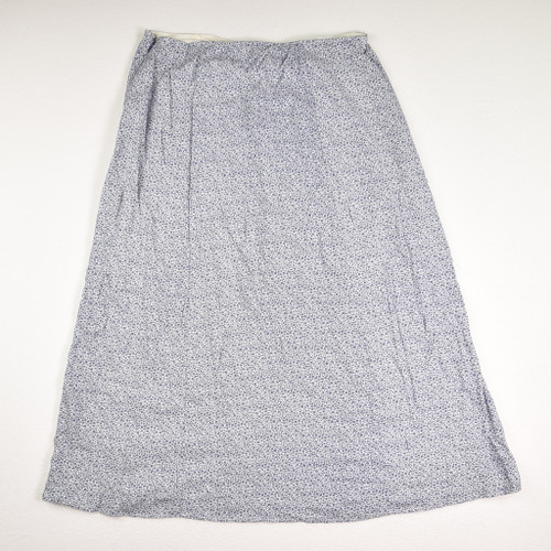 Women's Blue Floral Summery Skirt, Size M