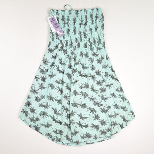 Women's Seafoam Green Smocked Sundress, Size L