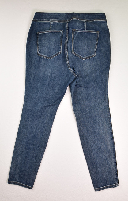 Women's Blue Denim High-Rise Jeggings, Size 12
