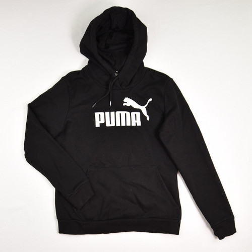 This is a Women's Black Puma Pullover Hoodie Size S