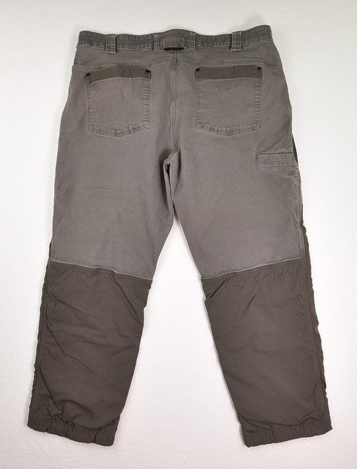 Men's Grey Flex Fire Hose Pants, Size 42 x 30