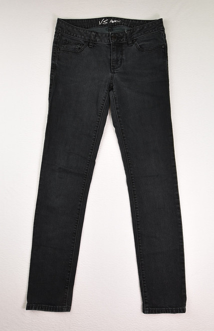 This is a pair of VS Pencil black jeans by Victoria's Secret, Size 2.