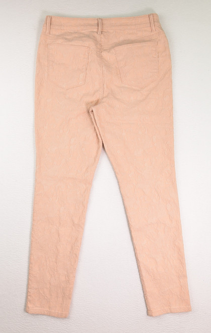 Women's Peach Embossed Jeggings, Chico's Size 1.5R