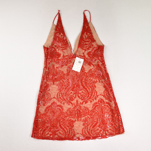 Women's Red Cocktail Style Dress, Size 4