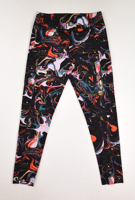 Women's Multi-Color Activewear Leggings, Size M
