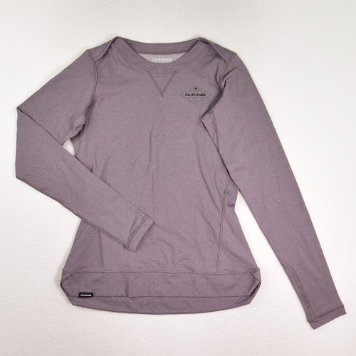 This is a lavender long sleeve activewear shirt by Dakine, Size M.