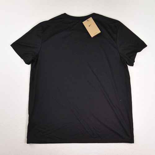 Women's Black Activewear Shirt by Nike, Size L