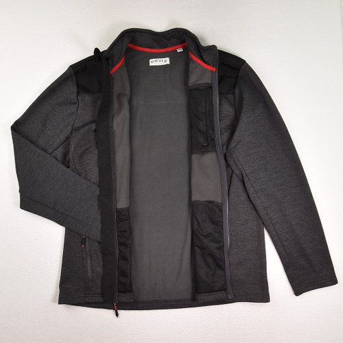 Men's Grey Knit Jacket, Size L Men's Grey Knit Jacket, Size L