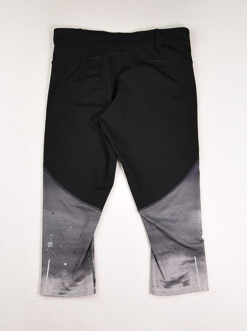 Women's Cropped Activewear Leggings, Size L