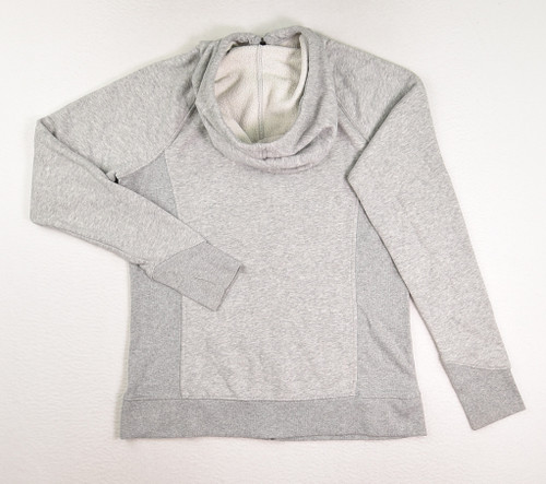 Women's Grey Fila Zip Front Sweatshirt, Size M