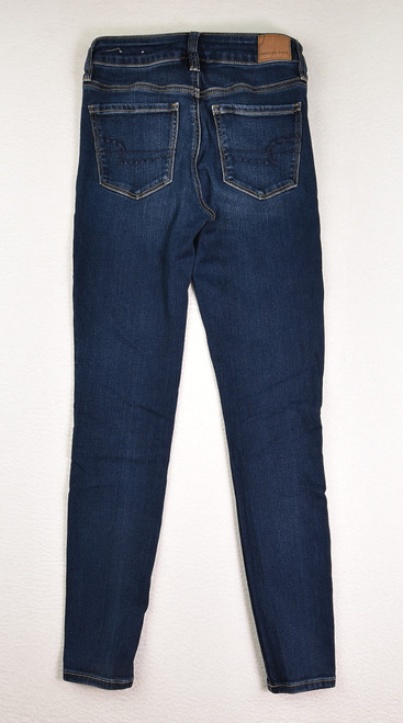 Women's Blue Skinny Jeans, Size 2