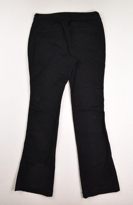 Women's Black Boot Cut Pants, Size 6P