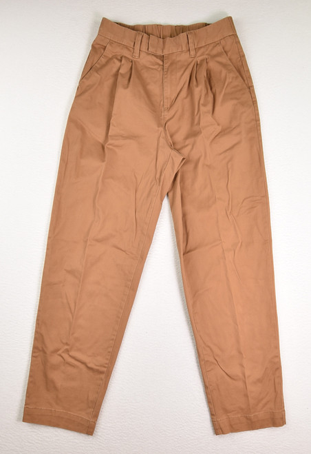 This is a pair of brown pleated pants by A New Day, Size 4.