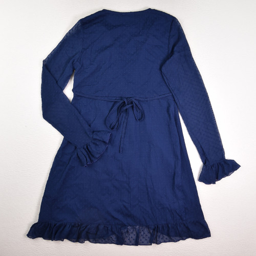 Women's Blue Maternity Dress, Size 6