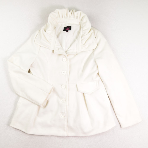 This is a cream, winter button jacket by Jack by BB Dakota, Size L.