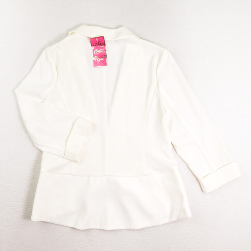 Women's Cream Blazer by Candie's, Size L