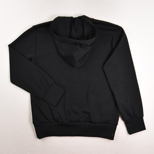 Women's Black Polyester Hoodie by Play, Size M, SKU #3585