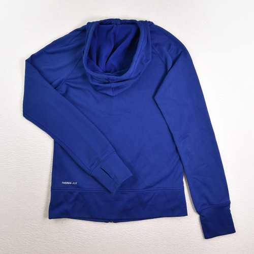 Women's Blue Nike Zip Up Hoodie, Size S
