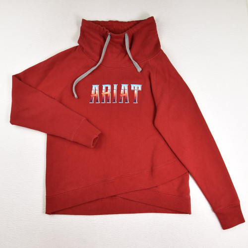 This is a women's Ariat sweatshirt, size L.