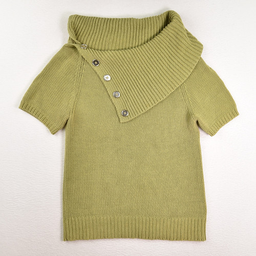 This is a moss green sweater from Banana Republic, Size L.