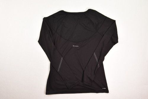 Women's Black Activewear Shirt, Size S
