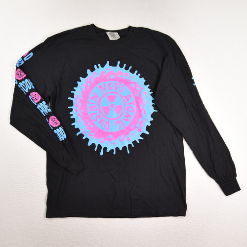 This is a black, long sleeve Ned's Atomic Dustbin T-Shirt, Size M.