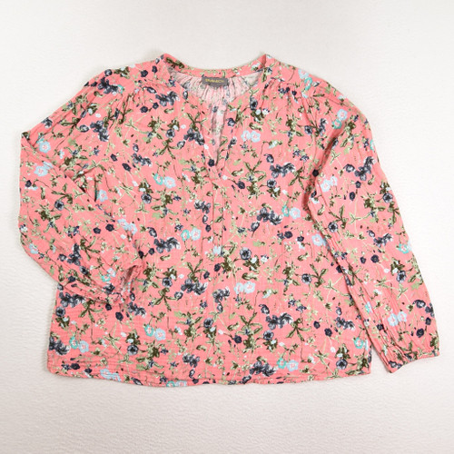 This is a pink floral knit shirt by Style & Co., Size L.