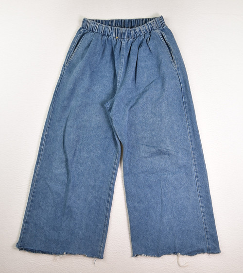 This is a pair of Women's Blue Drawstring Waist Jeans by Jungmaven, Size XS.