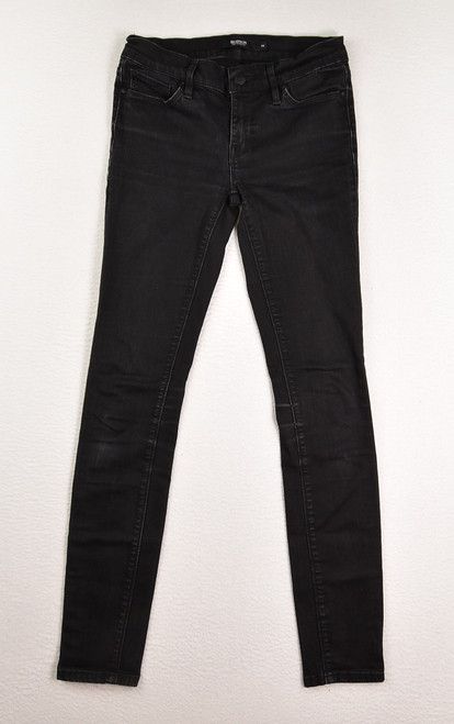 This is a pair of Women's Black Krista Super Skinny Hudson Jeans, Size 26.