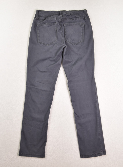 Women's Grey Brushed Denim Straight Jeans by Sonoma, Size 2P