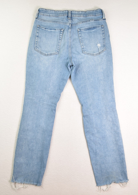 Women's Distressed Blue Jeans by Zili, Size 29