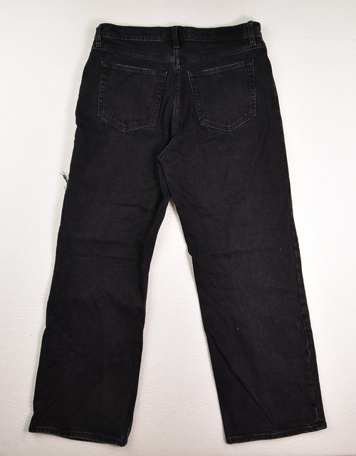 Women's Black The 90s High Rise Relaxed Jean by Abercrombie & Fitch, Size 12S