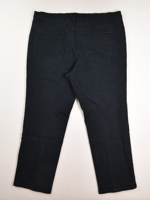 Women's Black Amanda Jeans by Gloria Vanderbilt, Size 18W