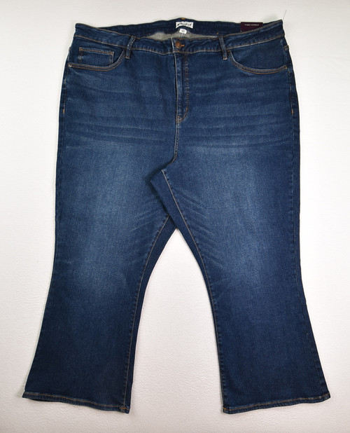 This is a pair of Women's High-Rise Ankle Bootcut Jeans by Ava & Viv, Size 26W.