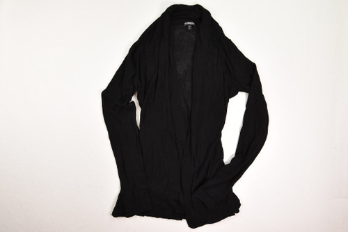 Women's Express Size Small Long Sleeve Black Cardigan Sweater