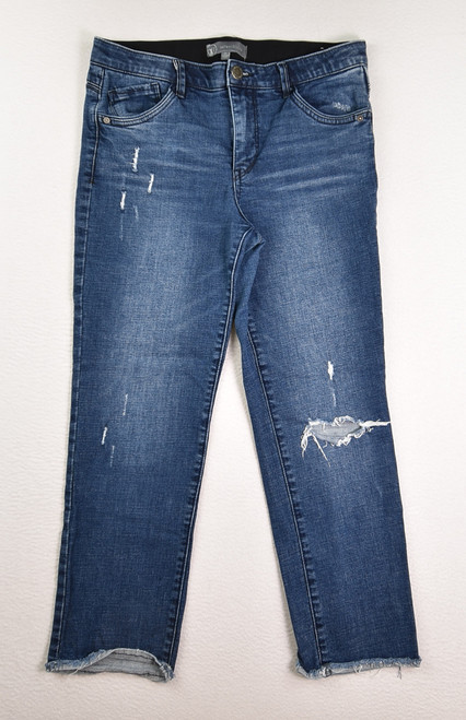 This is a pair of Women's Blue Wit & Wisdom Jeans, Size 10.