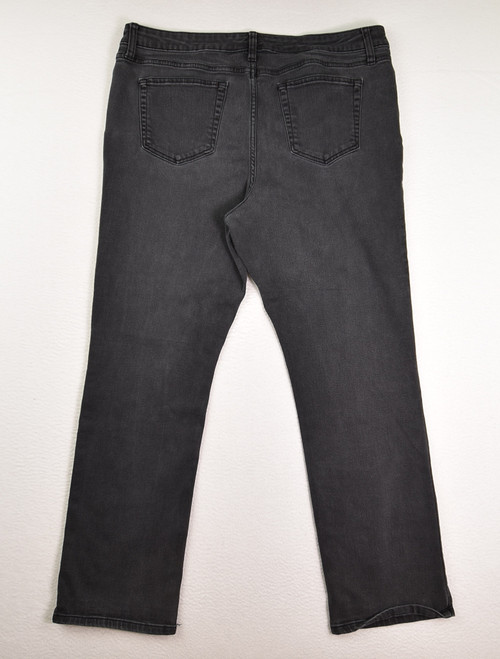Women's Black Straight Leg Jeans by St. John's Bay, Size 18