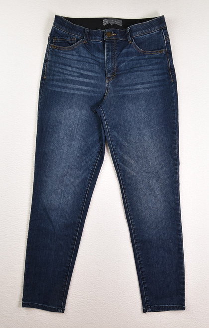 This is a pair of Women's Blue Sophie Jeans by Wit & Wisdom, Size 10.